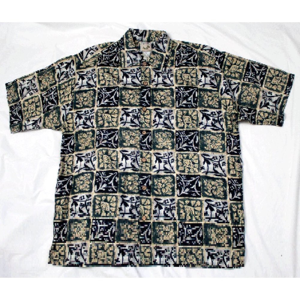 Cold Wear Mens Short‎ Sleeve Button Shirt Hawaiian